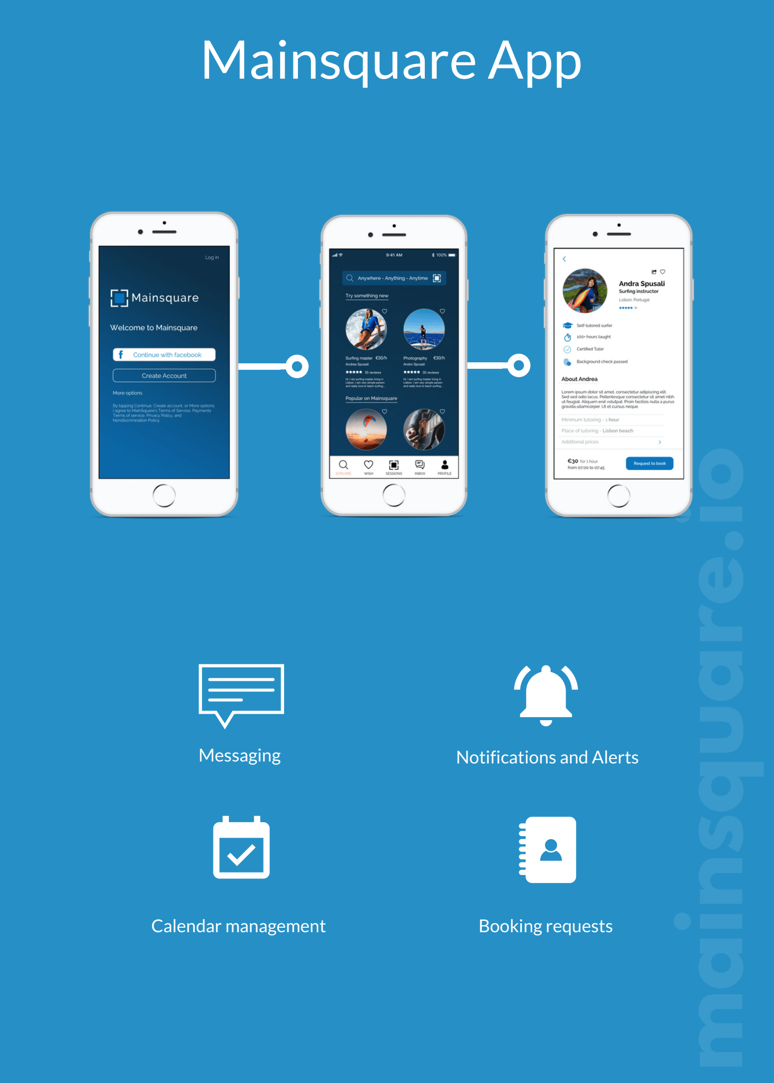 screen showcasing the final app